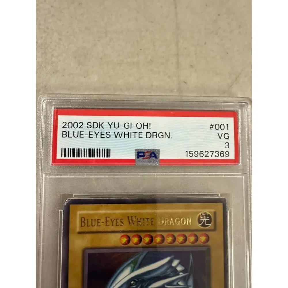2002 Yu-Gi-Oh Starter Deck Kaiba Blue-Eyes White Dragon SDK-001 PSA 3 VG Card